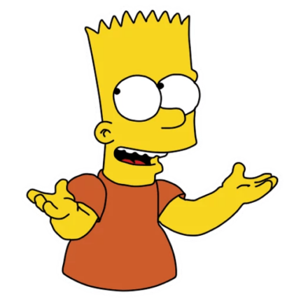 bart-simpson-HEY MAN Sticker