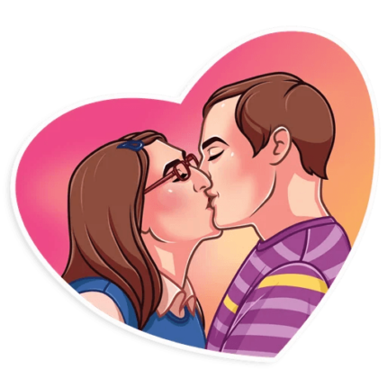 big bang sheldon cooper tv show sticker 6