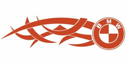 BMW Tribal Auto Side Graphics (Pair)