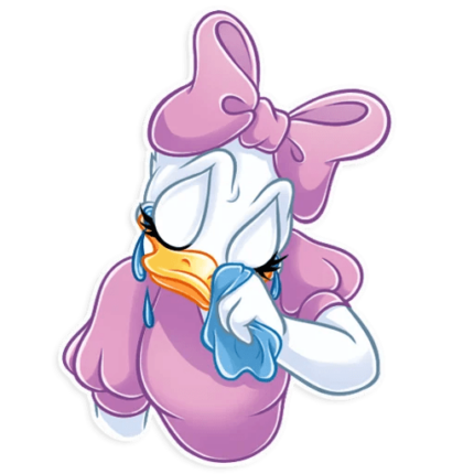 donald duck daisy duck disney cartoon sticker 24