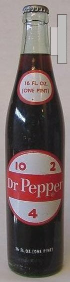 Dr Pepper Old School Soda Bottle