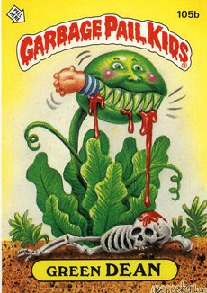 Green DEAN Funny Sticker Name Decal