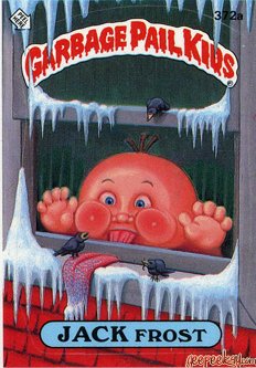 JACK Frost Funny Sticker Name Decal