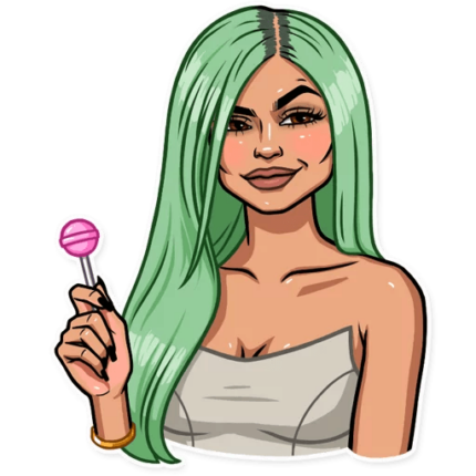 kardashian family_celebrity sticker 8