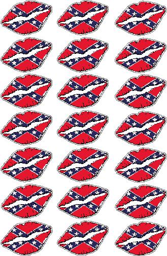 Lips REBEL FILL Vinyl Decals SET OF 21