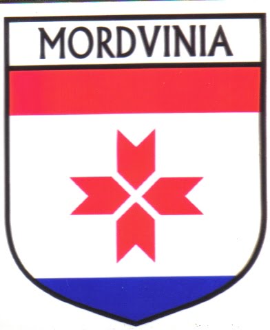 Mordvinia Flag Crest Decal Sticker