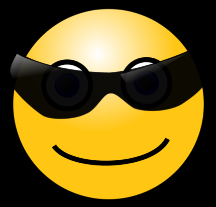 Smile Cool Face Sticker