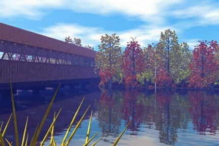 Buildings and Landscape Wall Decals 017