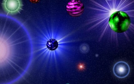 3D Space and Stars Wall graphics 41