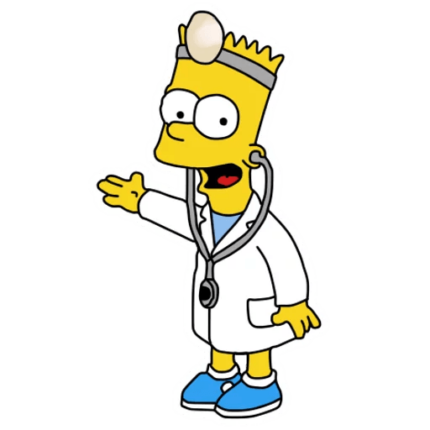 bart-simpson-DOCTOR Sticker