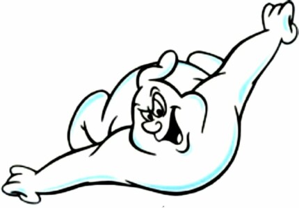 C GHOST Friendly Ghost Color Decal Sticker 5