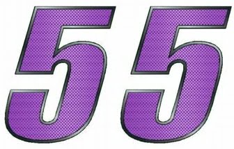 Two Digit - CARBON FIBER Race Number Kit