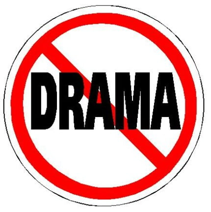 No Drama Decal