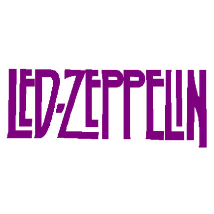 Led Zepplin Window Decal