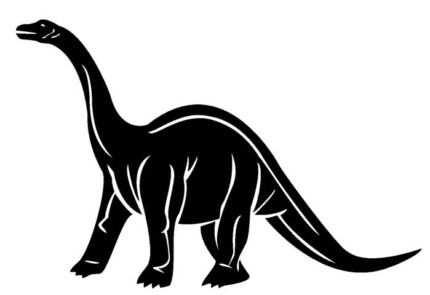 Apatosaurus Vinyl Car Decal