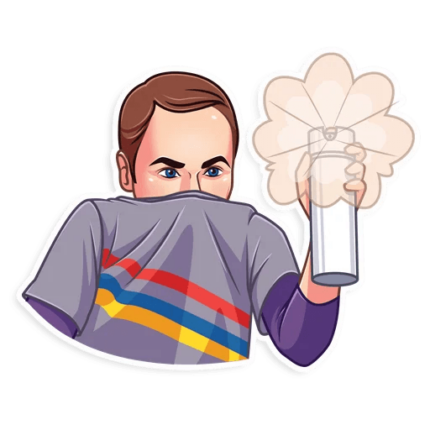 big bang sheldon cooper tv show sticker 8