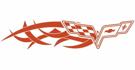 Corvette Tribal Auto Side Graphics (Pair)