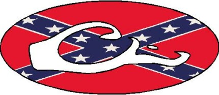DRAKE OVAL DECAL- Flag Rebel FILL