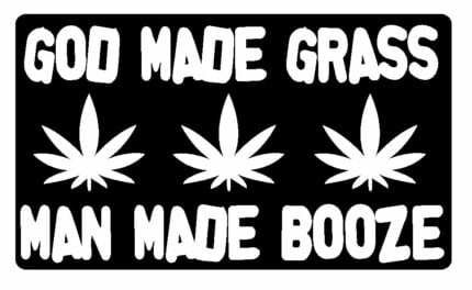 God Make Grass Decal