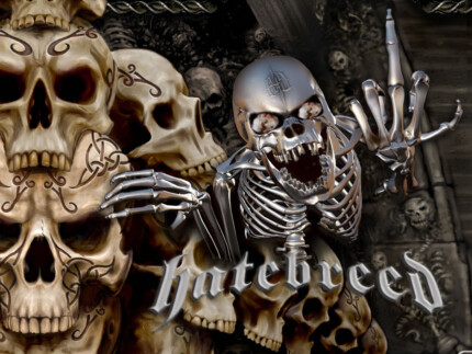 Hatebreed 2 Color Band Sticker