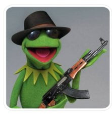 Kermit the Frog Decal 1