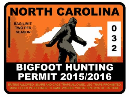 NORTH-CAROLINA BIGFOOT