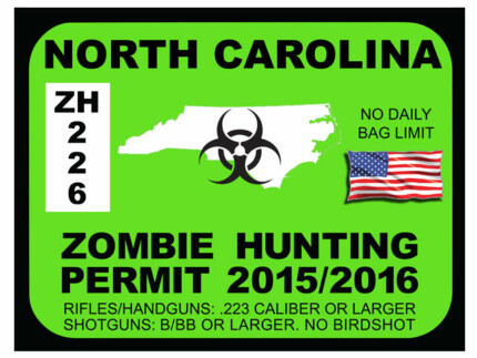 NORTH CAROLINA ZOMBIE