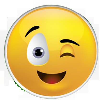 smile wink sticker 55