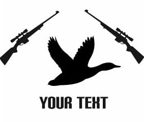 Custom Rifle Sticker 2