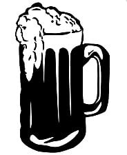 Beer Mug Vinyl Diecut Decal 77
