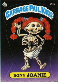 Bony JOANIE Funny Sticker Name Decal