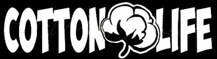 cotton life decal