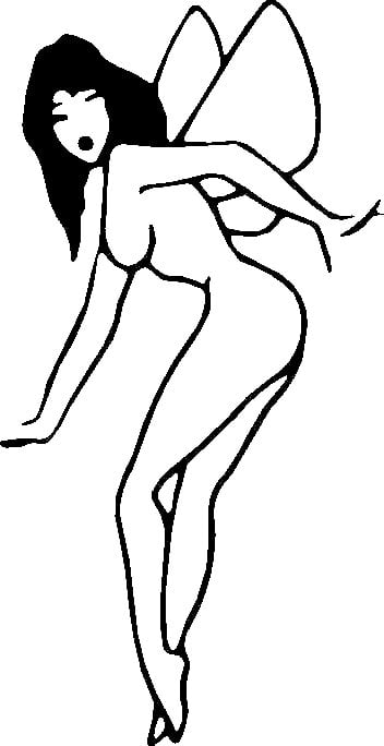 Fairy Fairies Car or Wall Vinyl Decal Stickers 04