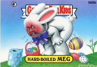 Hard Boiled MEG Funny Sticker Name Decal