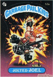 Jolted JOEL Funny Decal Name Sticker