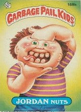 JORDAN Nuts Funny Decal Name Sticker