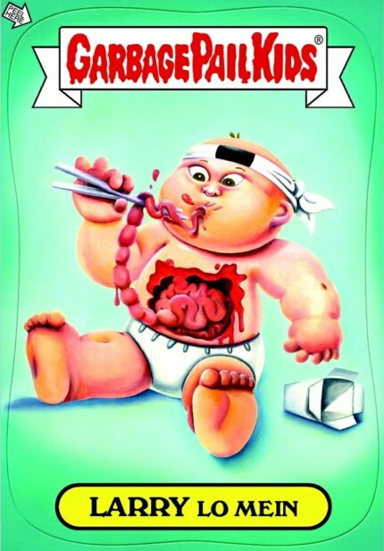 LARRY Lo Mein Gross Sticker Funny Name Decal