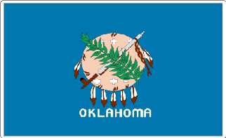 Oklahoma State Flag Decal