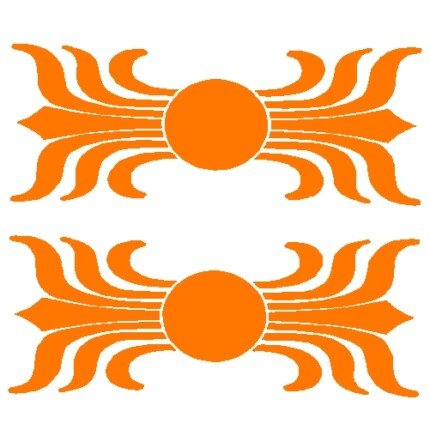 Sun Design Sticker - 130E