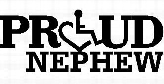 3E LOVE proud nephew diecut vinyl decal