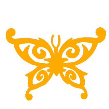 Tribal Butterfly Decal