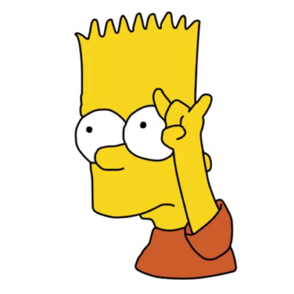 bart-simpson-BS Sticker