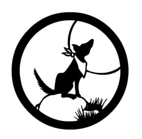 Coyote 2 Circle Decal