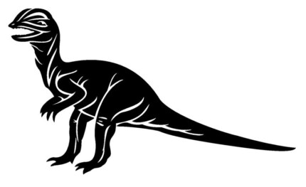 Dilophosaurus Vinyl Car Decal