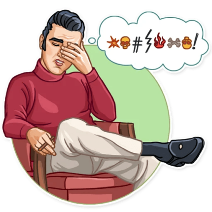 elvis presley the king music band sticker 7