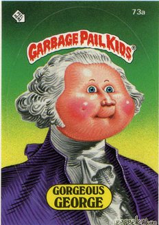 Gorgeous GEORGE Funny Sticker Name Decal