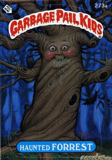 Haunted FORREST Funny Sticker Name Decal