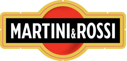 MARTINI & ROSSI LOGO STICKER