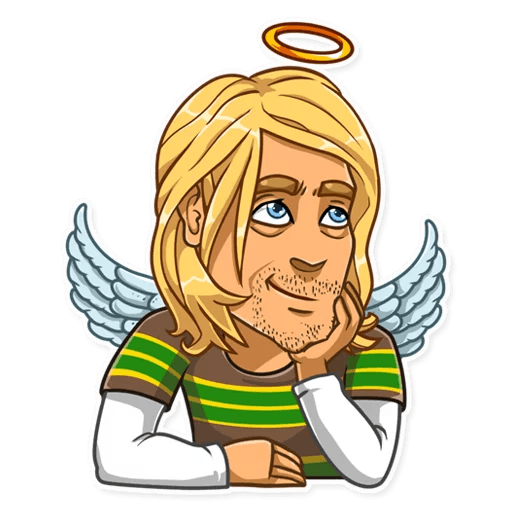 NIRVANA kurt cobain grunge is dead band sticker 10