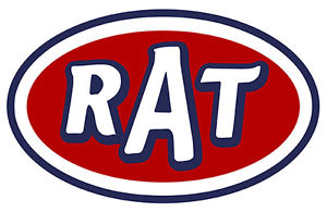 RAT Oval Sticker funny color auto sticker